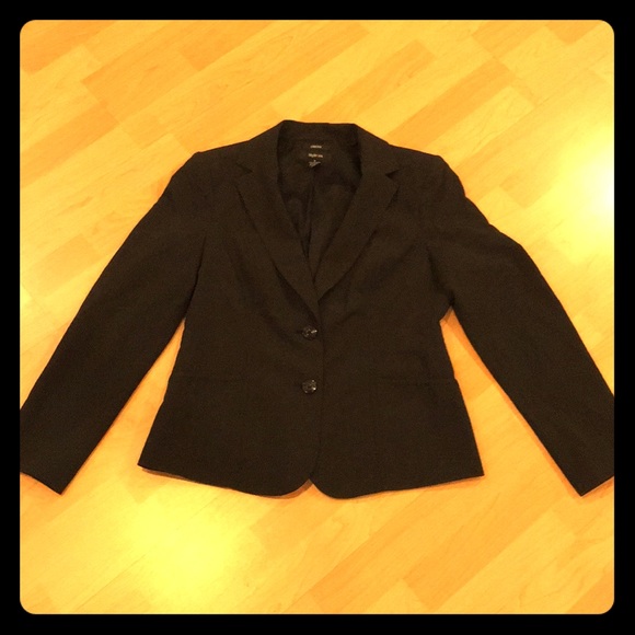 Style & Co. Jackets & Blazers - Style & Co stretch, pinstripe blazer, black, EUC